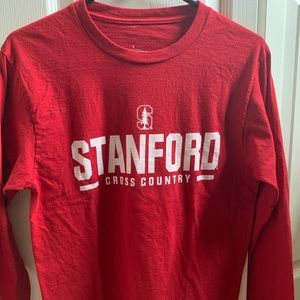 Stanford Cardinal cross country long sleeve tee